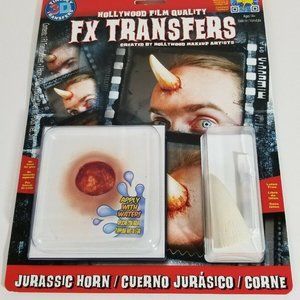 3/$15 Jurassic Horn Dinosaur Makeup FX 3D Transfer